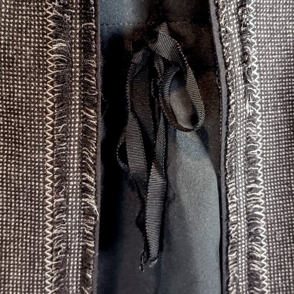 Rebecca Taylor Tinsley Dot Black Grey Silk Wool Jacket - Picture 6 of 10
